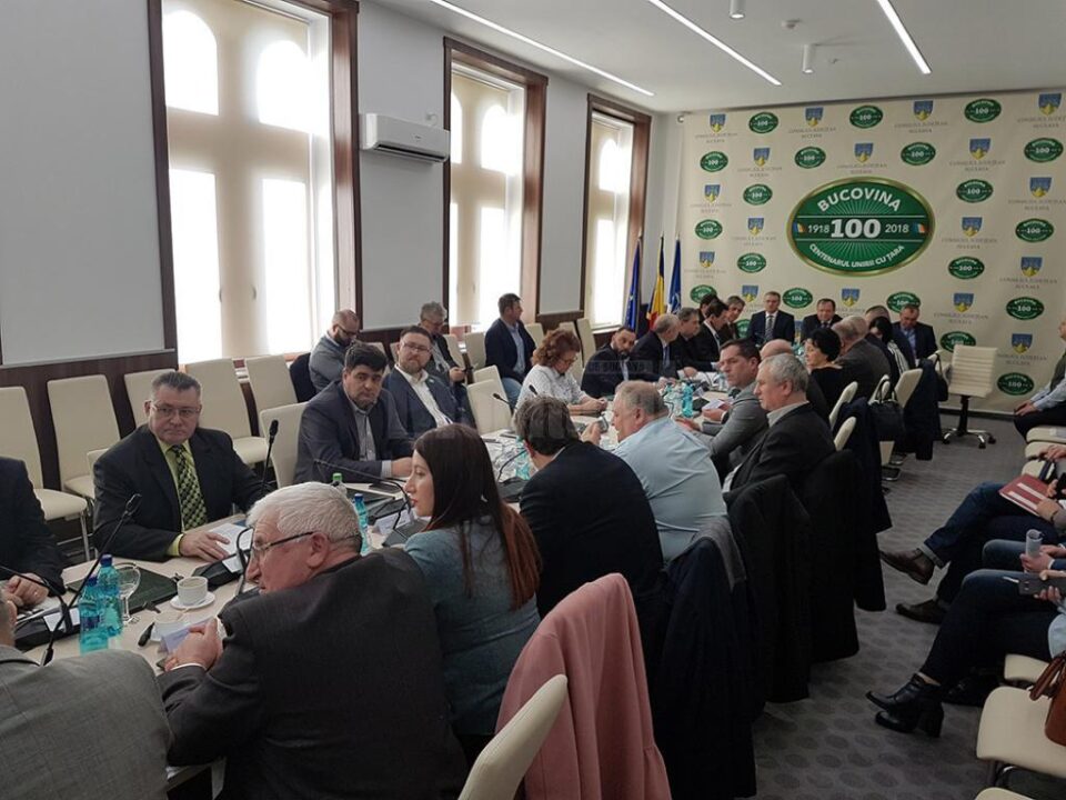 Ședința din luna ianuarie a Consiliului Județean Suceava
