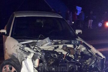 Accidentul a avut loc după ce autoturismul Audi A6 a fost scăpat de sub control și a pătruns pe contrasens
