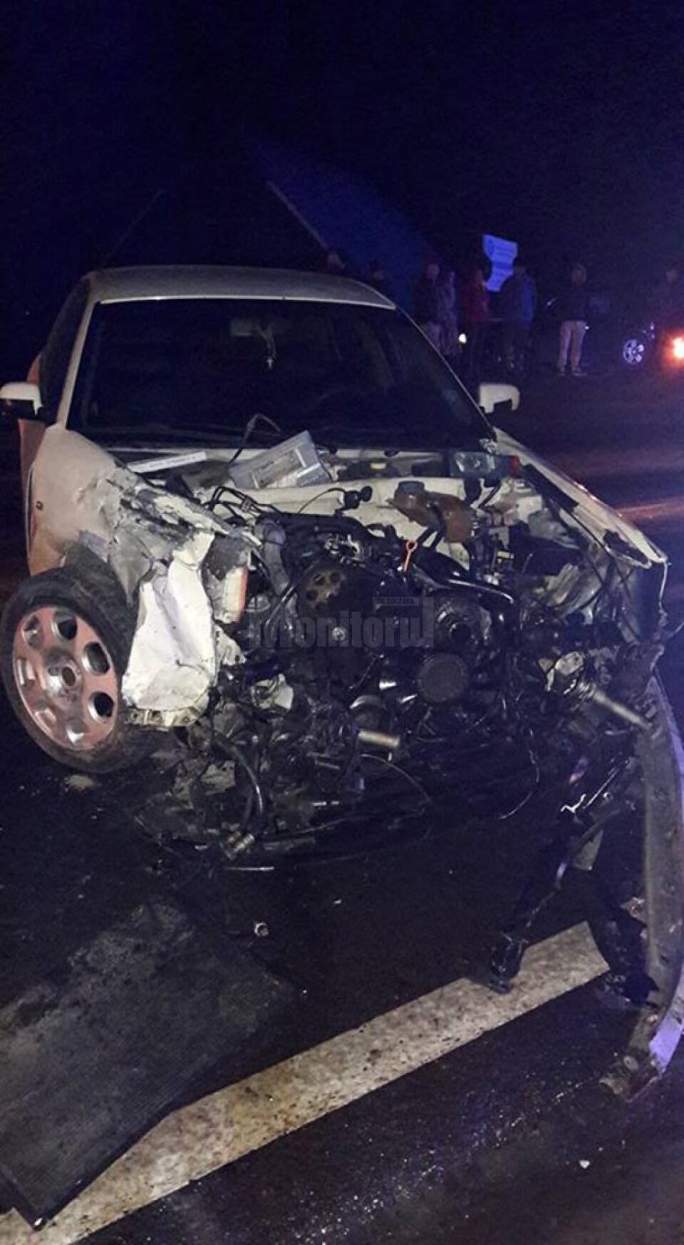 Accidentul a avut loc după ce autoturismul Audi A6 a fost scăpat de sub control și a pătruns pe contrasens Accidentul a avut loc după ce autoturismul Audi A6 a fost scăpat de sub control și a pătruns pe contrasens