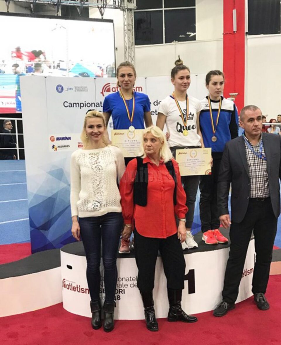 Andreea Doroftei și antrenoarea sa, Erzilia Țâmpău