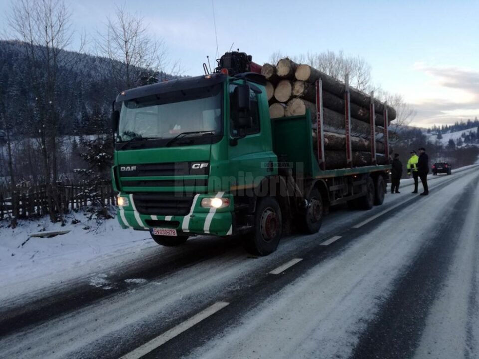 Lemn confiscat și amenzi usturătoare, în urma unor controale ale Gărzii Forestiere Suceava