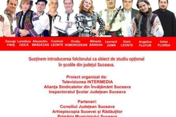 Proiectul ”10 pentru folclor”, ediția a III-a, debutează astăzi la Colegiul Național „Mihai Eminescu" Suceava