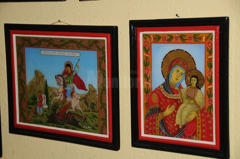 Maica Domnului cu Pruncul Iisus și Marele Mucenic Gheorghe în viziunea aceluiași autor