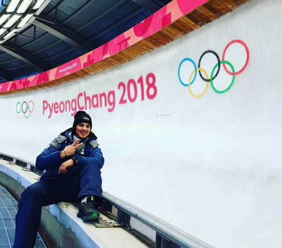 Dorin Velicu și Maria Marinela Mazilu, în competiția de skeleton de la Pyeongchang, Coreea de Sud Dorin Velicu și Maria Marinela Mazilu, în competiția de skeleton de la Pyeongchang, Coreea de Sud