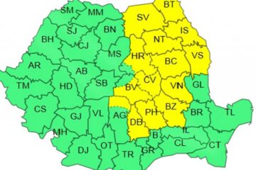 Avertizarea este valabilă pentru 14 județe