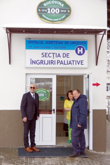 Spitalul de Urgență Suceava are, de ieri, secție de Îngrijiri paliative