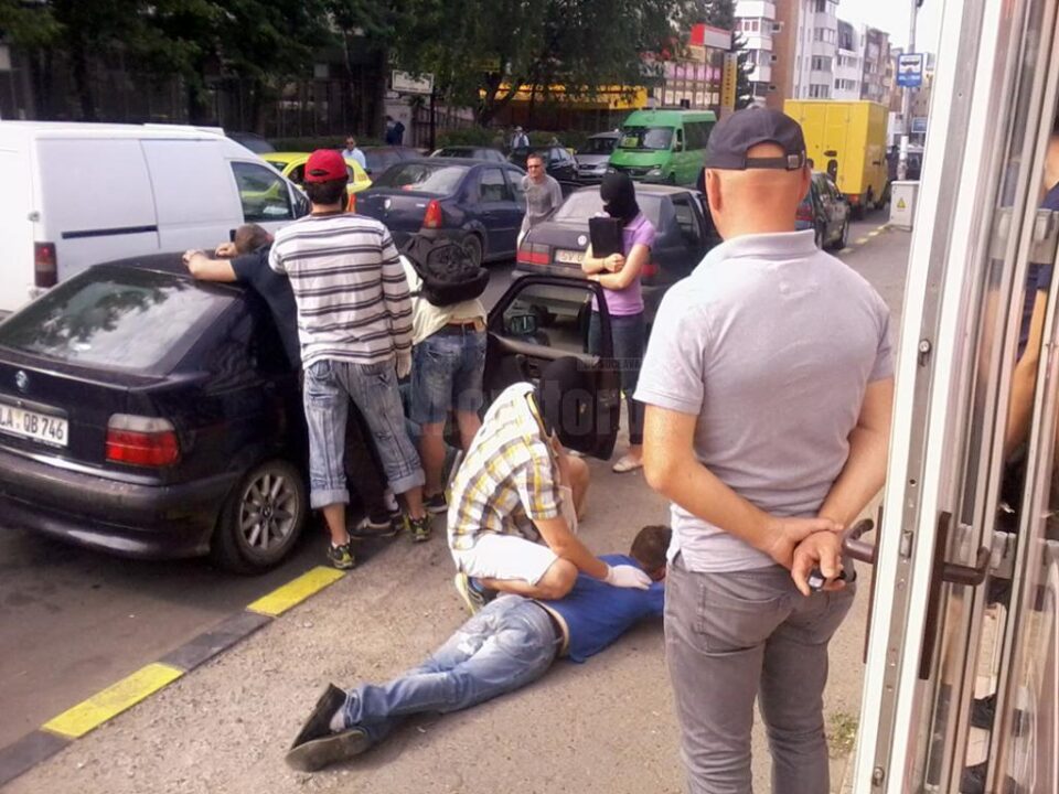Imagini surprinse de un martor ocular în momentul flagrantului