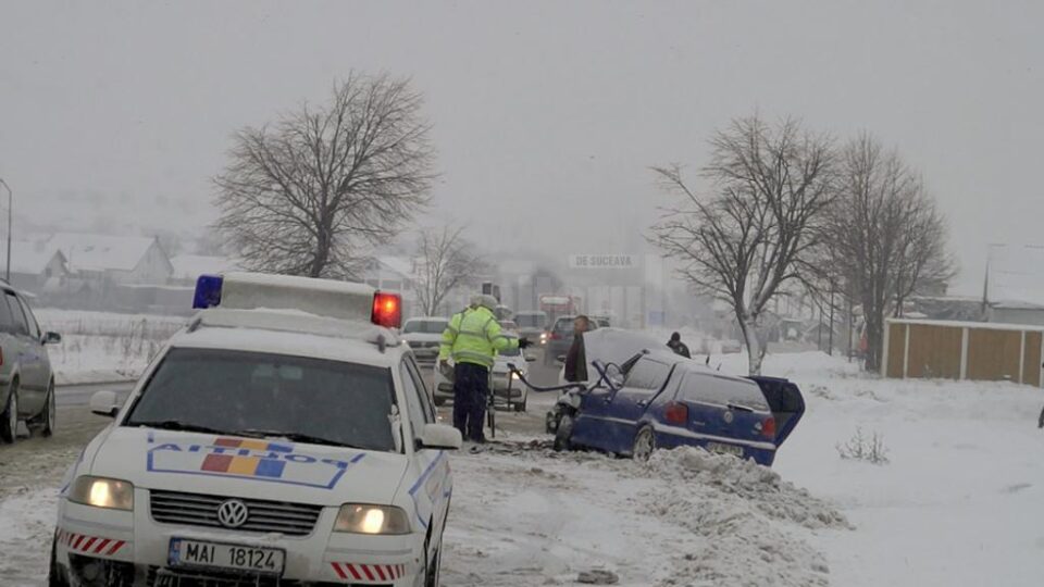 Accidentul a avut loc la intrarea în Dărmănești dinspre Rădăuți