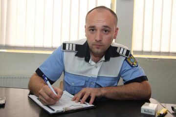 Polițistul rutier Marius Scutariu