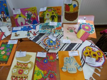,,Obiceiuri și tradiții românești”, redate în lucrări artistice de preșcolari din județ