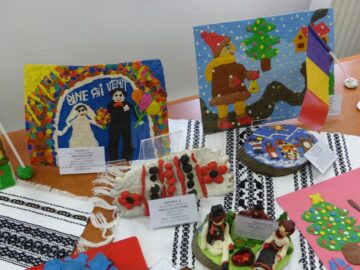 ,,Obiceiuri și tradiții românești”, redate în lucrări artistice de preșcolari din județ