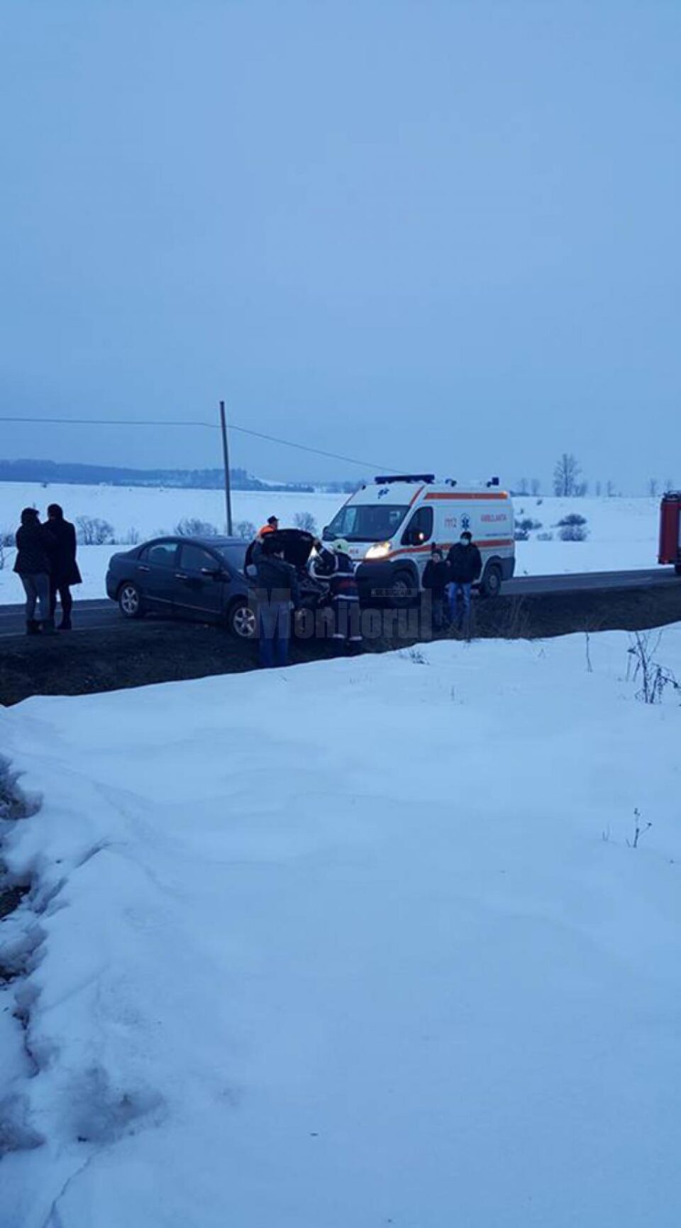 Autoturismul implicat în accident