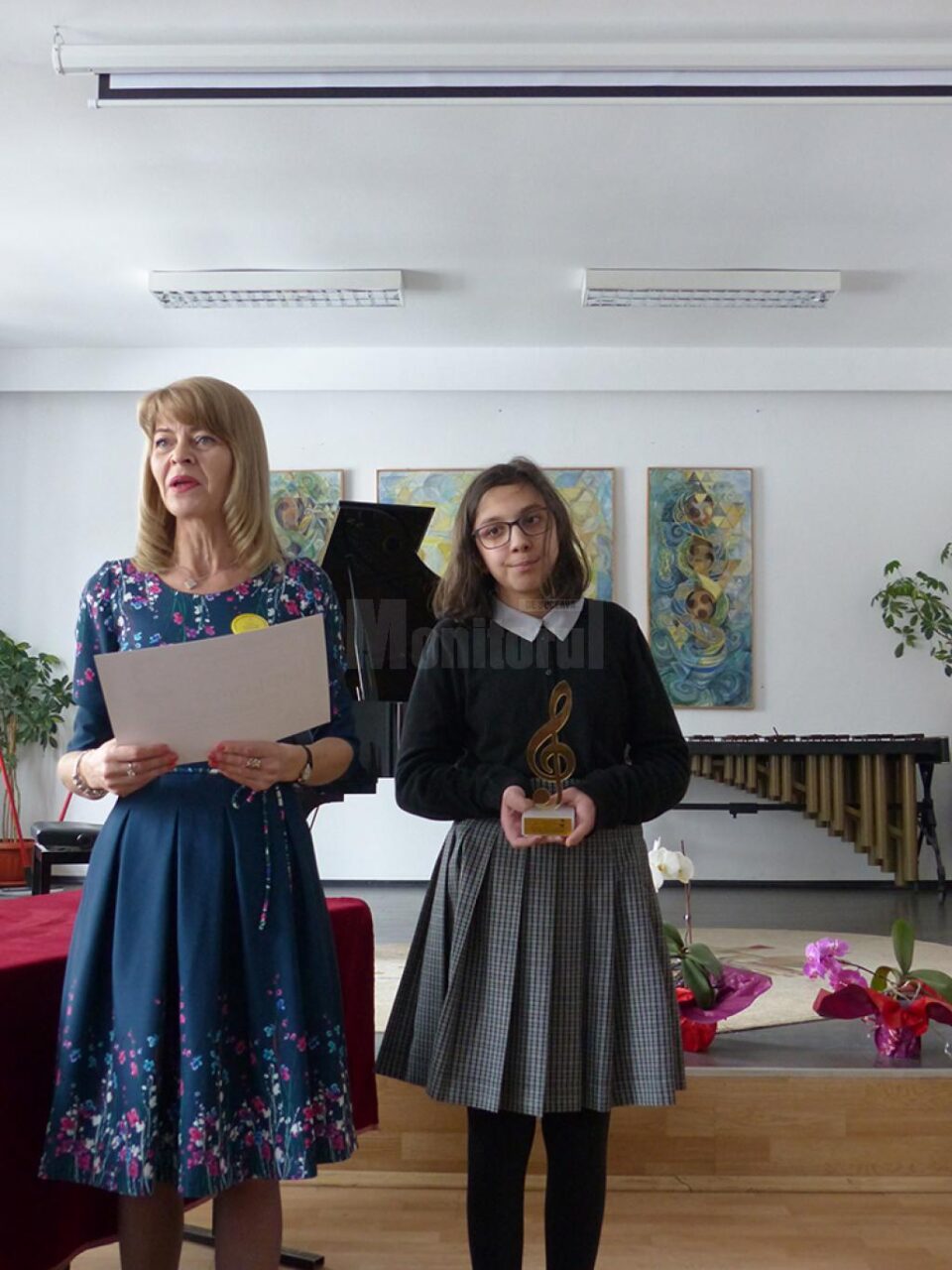 Ruxandra Cosmovici, flaut, a câștigat trofeul concursului „Cel mai bun interpret”