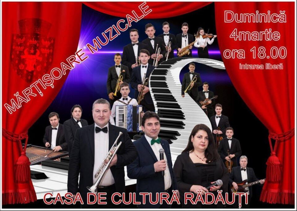 „Mărțișoare muzicale” la Casa Municipală de Cultură Rădăuți