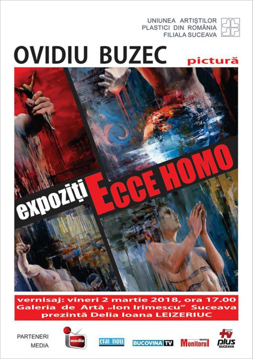 „Ecce Homo”, la Galeria de Artă „Ion Irimescu” Suceava