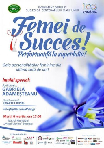 ”Femei de succes! Performanță la superlativ!”, la Teatrul ”Matei Vișniec” Suceava