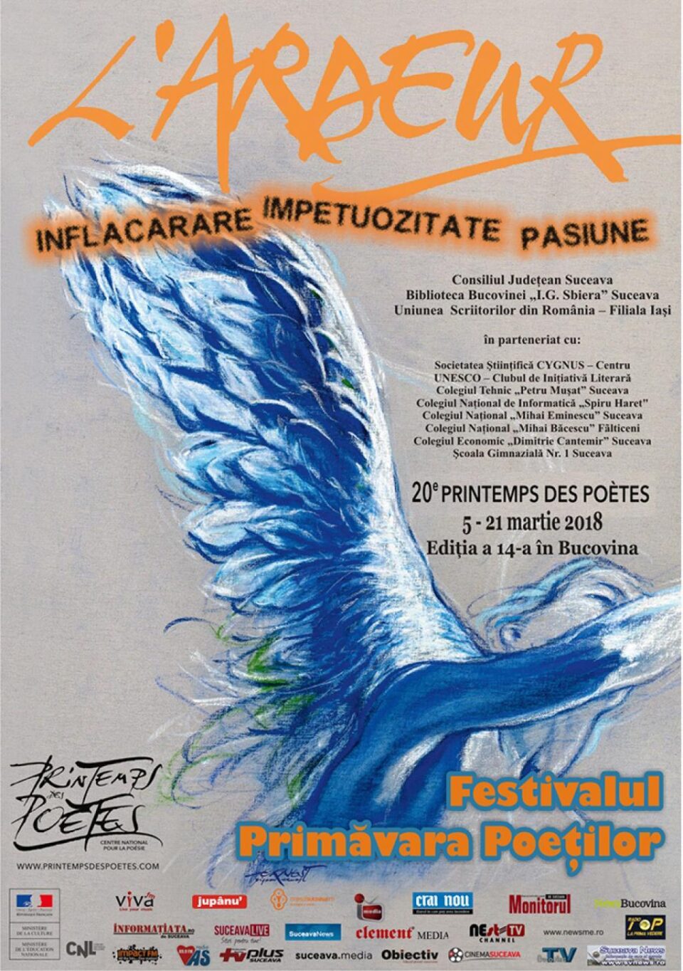 Festivalul Internațional „Primăvara Poeților", ediția a XIV-a în Bucovina
