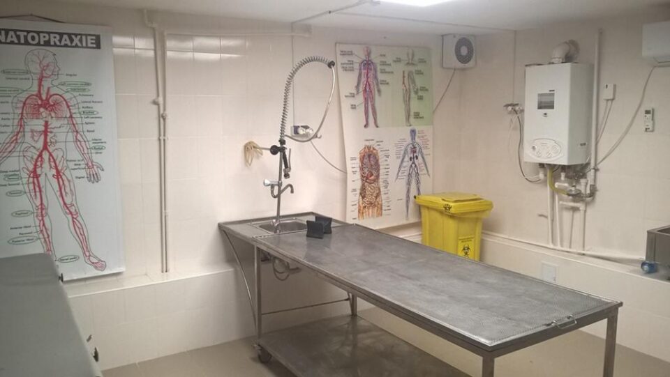 Sala pentru îmbălsămări a unei firme de profil