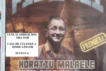 Maia Morgenstern și Horațiu Mălăele, în „Fierarii”, pe scena Casei de Cultură a Sindicatelor