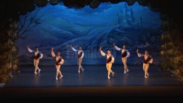 Artiștii din Sankt Petersburg, aplaudați de sute de suceveni la finalul spectacolului „Lacul lebedelor”