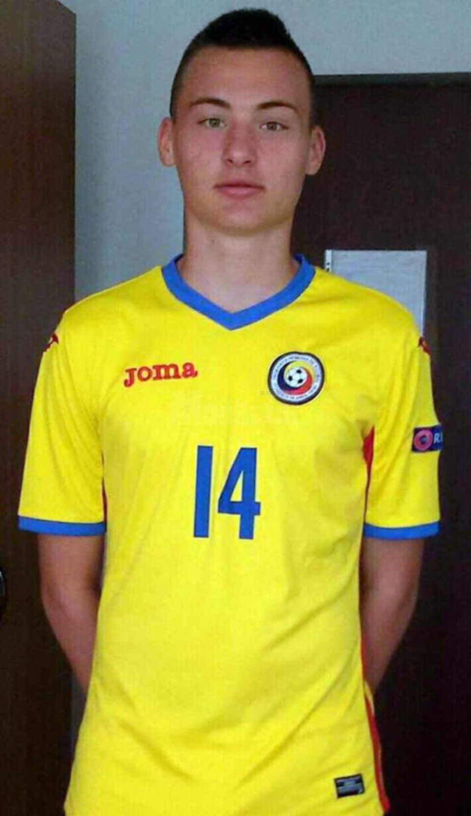 Sebastian Nechita a mai bifat o prezență la naționala de juniori