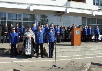 Ceremonie de depunere a Jurământului militar de către elevii jandarmi