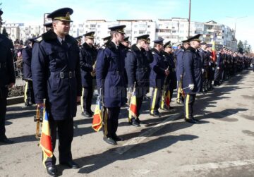 Ceremonie de depunere a Jurământului militar de către elevii jandarmi