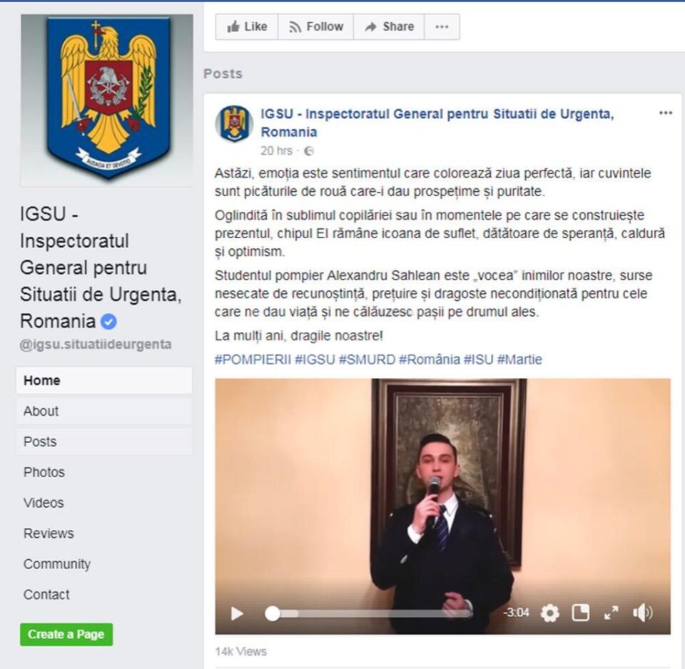 Mărțișor muzical din partea lui Alexandru