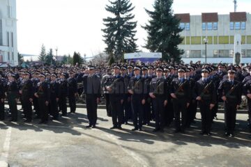 Ceremonia depunerii Jurământului militar de către elevii jandarmi din seria ianuarie - noiembrie 2018 a Școlii Militare de Subofițeri de Jandarmi „Petru Rareș” Fălticeni