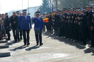 Ceremonie de depunere a Jurământului militar de către elevii jandarmi