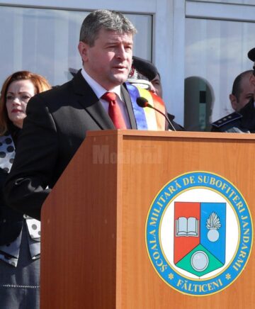 Ceremonie de depunere a Jurământului militar de către elevii jandarmi