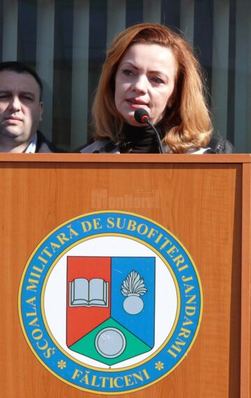 Ceremonie de depunere a Jurământului militar de către elevii jandarmi