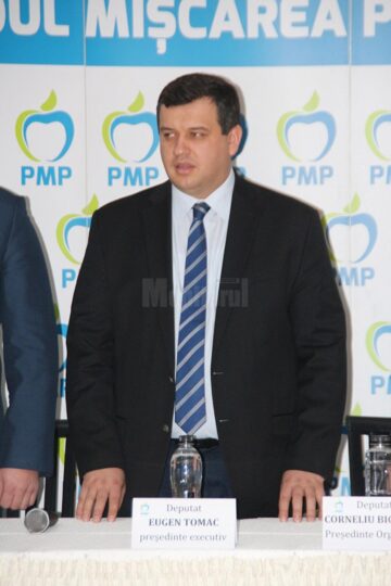 Președintele executiv al PMP, Eugen Tomac, a făcut un apel la unitate ăn cadrul organizației Suceava