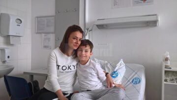 Tatiana și Eduard Lițcan, la Centrul de Epilepsie “Nord-Est Carpatic”al spitalului din Suceava