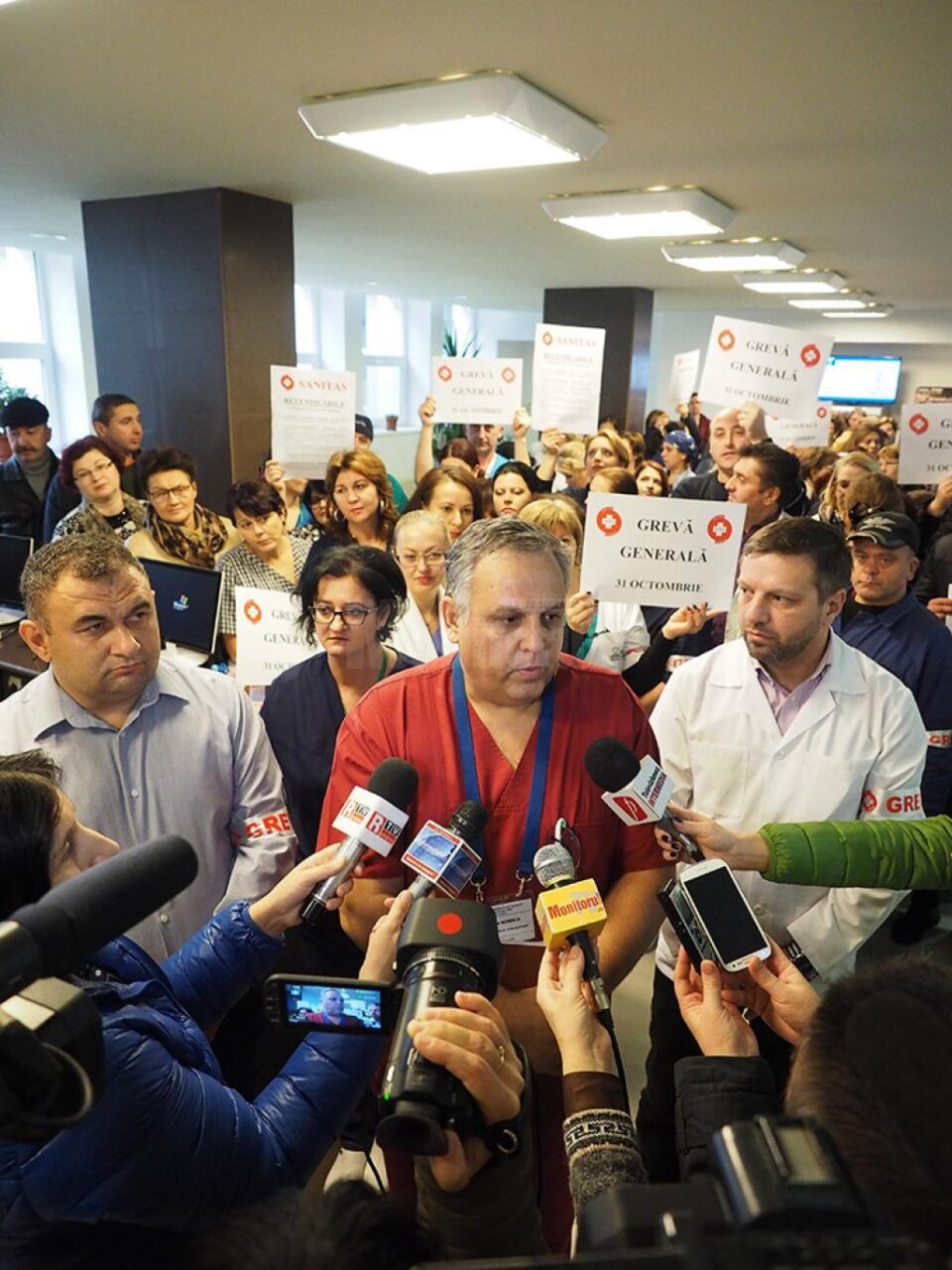 Romică Balan în fruntea sindicaliștilor SANITAS