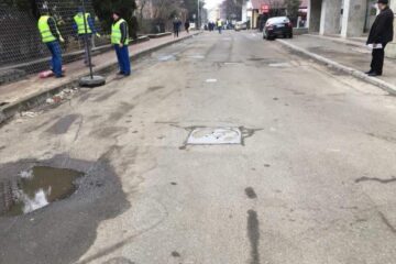 Strada Vasile Bumbac, închisă de luni circulației rutiere, pentru a fi reabilitată total