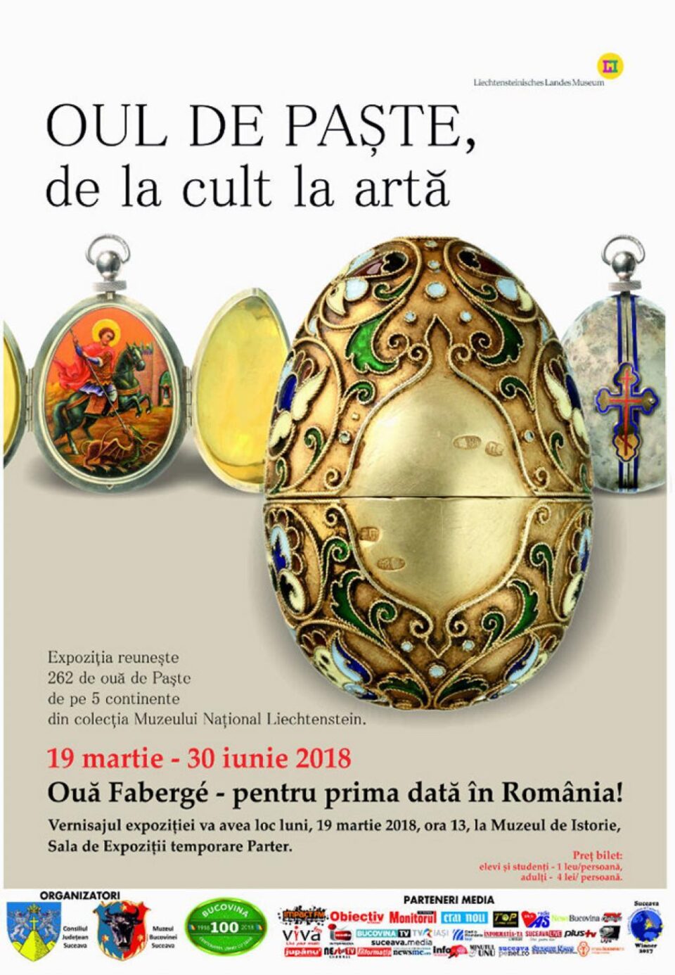 262 de ouă de Paște, de pe cinci continente, vor fi expuse la Muzeul de Istorie Suceava 262 de ouă de Paște, de pe cinci continente, vor fi expuse la Muzeul de Istorie Suceava
