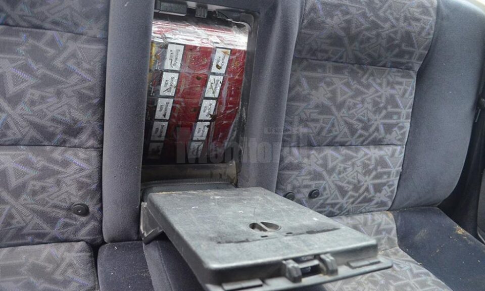 Contrabandist de țigări capturat după o urmărire, la Brodina