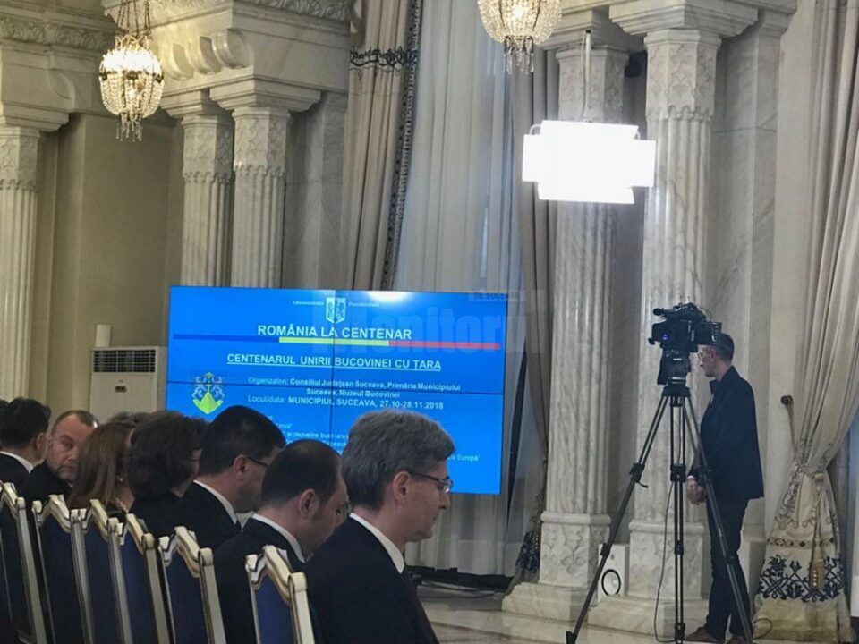 Flutur l-a invitat pe Klaus Iohannis să participe la evenimentele organizate la împlinirea a 100 de ani de la unirea Bucovinei cu Țara