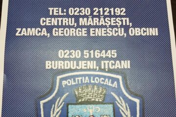 Autocolantele distribuite de Poliția Locală Suceava asociațiilor de proprietari