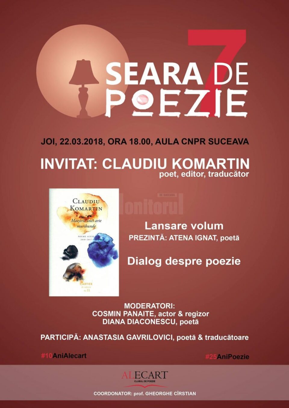 Clubul de Poezie Alecart, la un sfert de secol Clubul de Poezie Alecart, la un sfert de secol