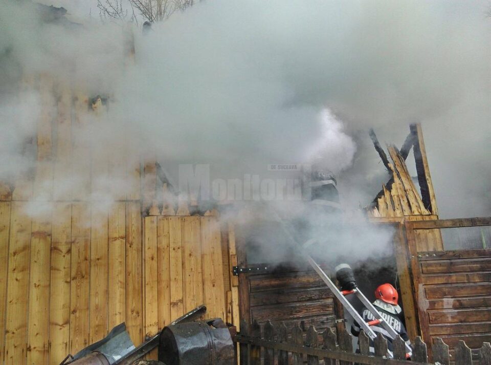 Incendiu la o gospodărie din Panaci