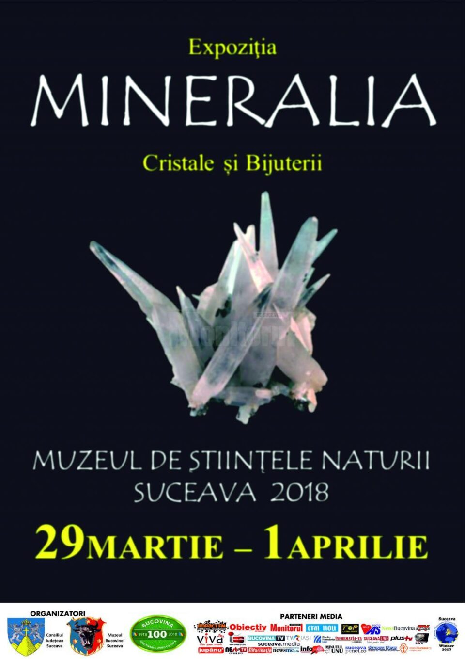Expoziția Mineralia, la Muzeul de Științele Naturii Suceava