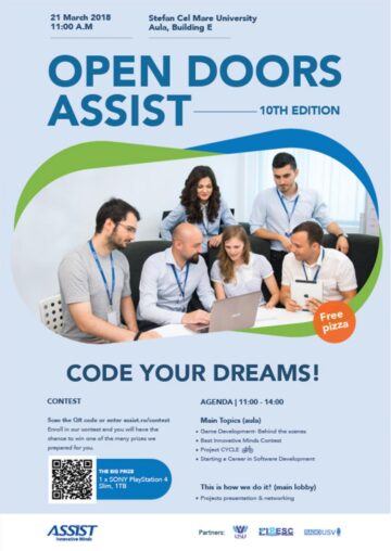 Proiecte incitante și o participare record la ”Porți Deschise ASSIST Software” 2018
