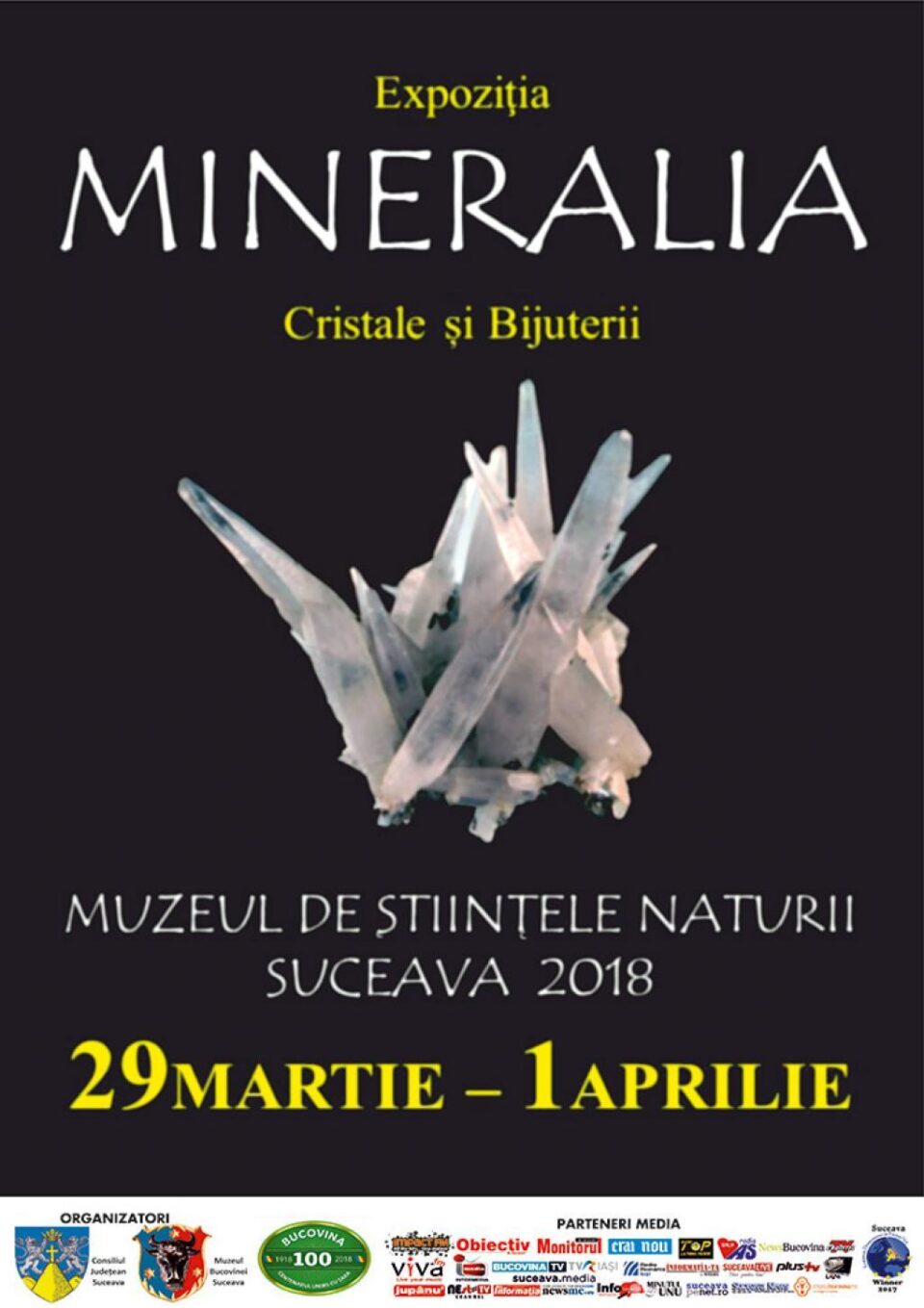 Expoziția Mineralia, la Muzeul de Științele Naturii Suceava