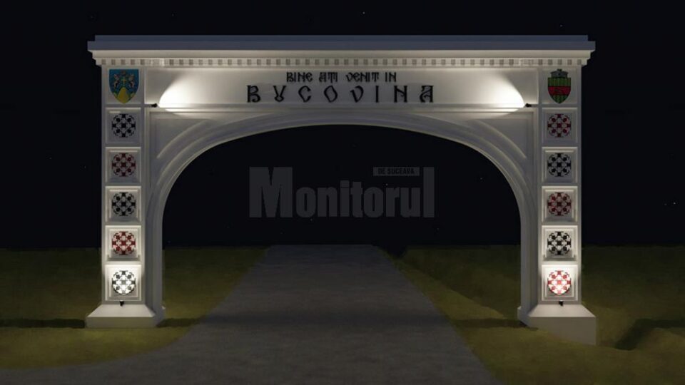 În comuna Cornu Luncii va fi construită o poată în formă de arc de triumf