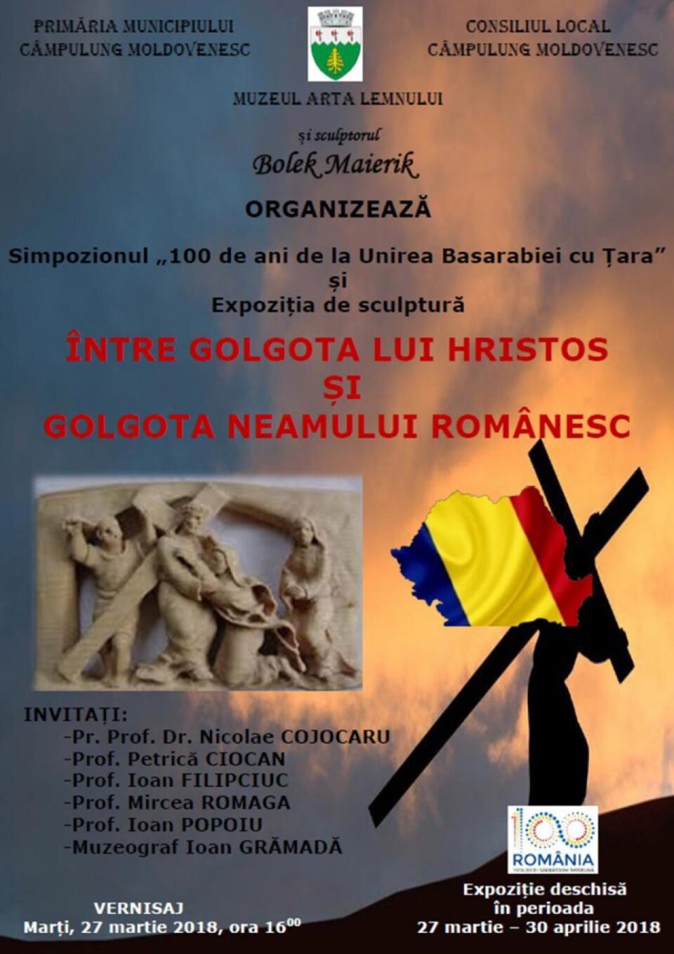 Simpozion și expoziție de sculptură, la Muzeul Arta Lemnului Câmpulung Moldovenesc Simpozion și expoziție de sculptură, la Muzeul Arta Lemnului Câmpulung Moldovenesc