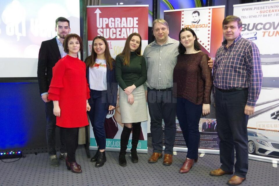 Membri ai comunității de afaceri "Upgrade", la conferința realizată în sprijinul mediului antreprenorial sucevean Membri ai comunității de afaceri "Upgrade", la conferința realizată în sprijinul mediului antreprenorial sucevean
