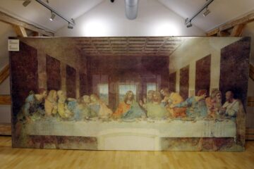 "Mașinile lui da Vinci", realizate după schițele celebrului artist, pot fi admirate la Muzeul de Istorie din Suceava