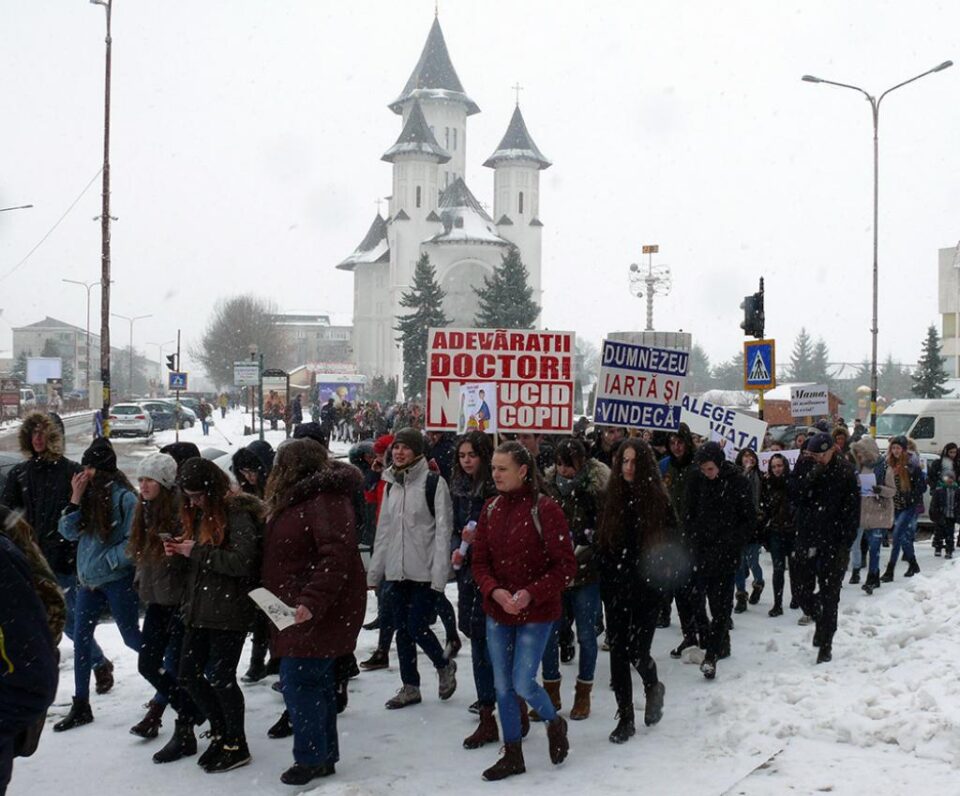 Ediția a VII-a a Marșului pentru viață, la Fălticeni